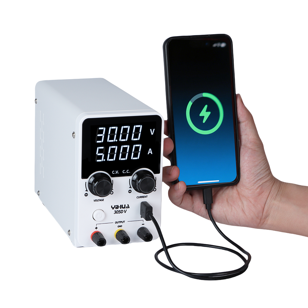 YIHUA 305D V Variable 30V 5A Single Output Digital Adjustable Switching DC Power Supply