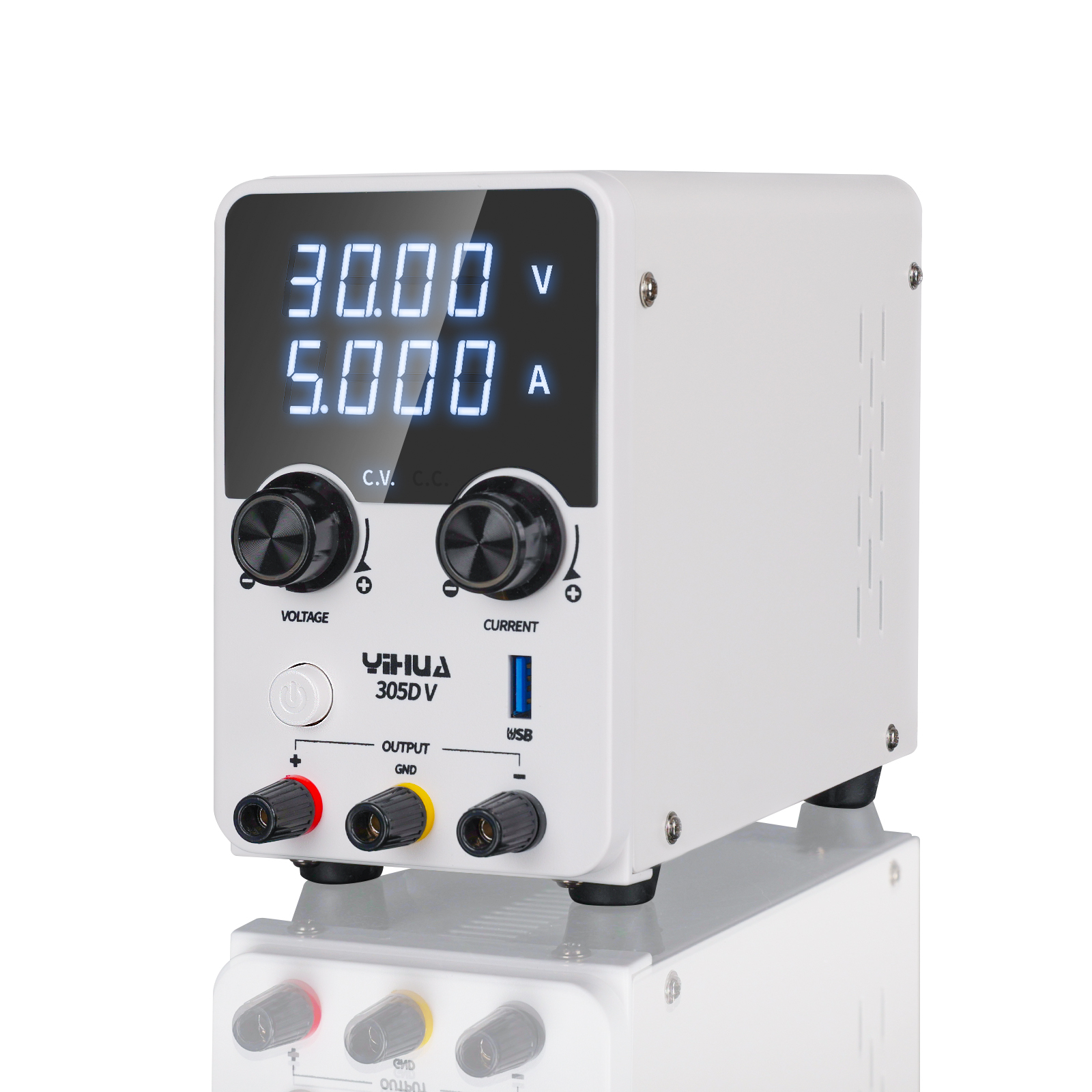 YIHUA 305D V Variable 30V 5A Single Output Digital Adjustable Switching DC Power Supply