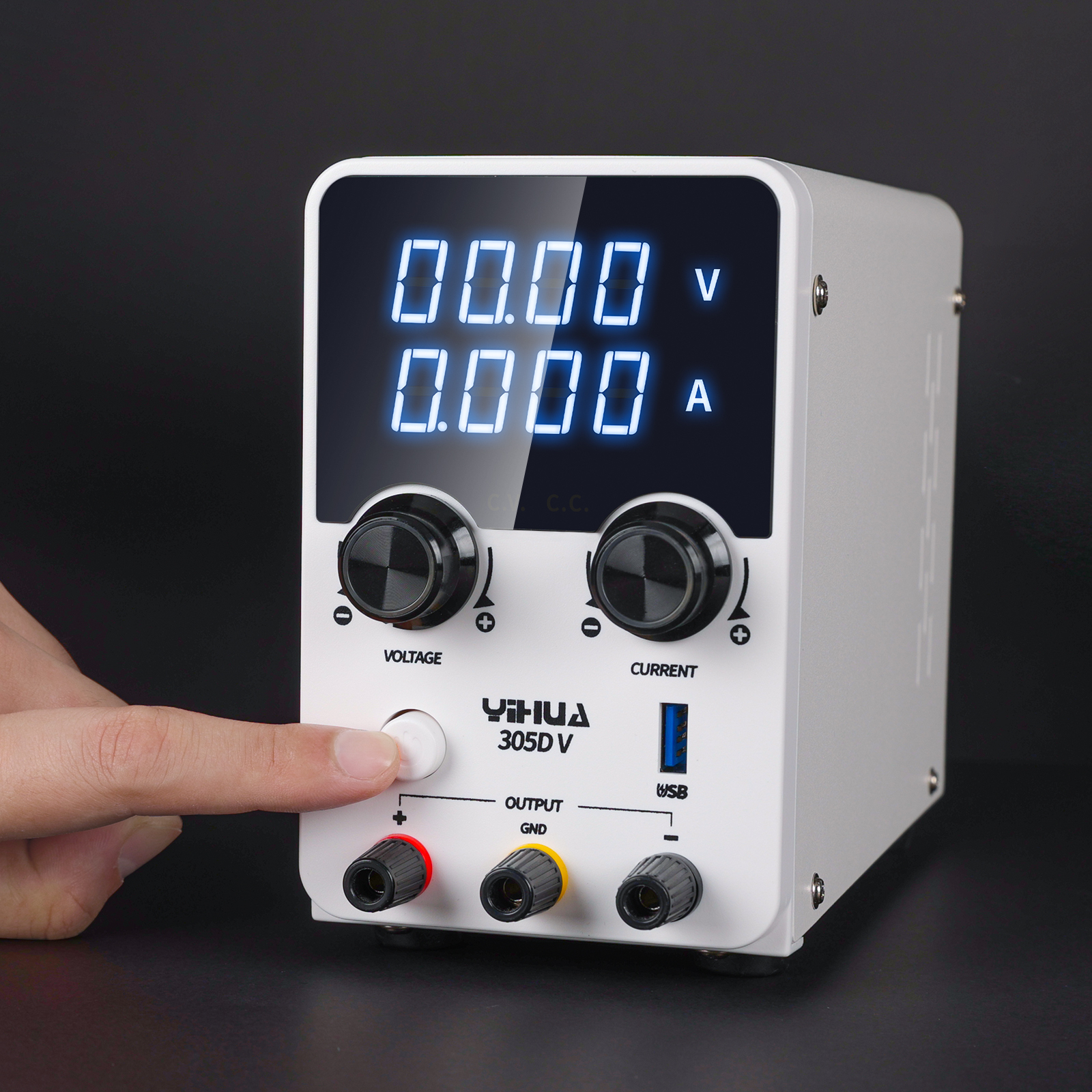 YIHUA 305D V Variable 30V 5A Single Output Digital Adjustable Switching DC Power Supply
