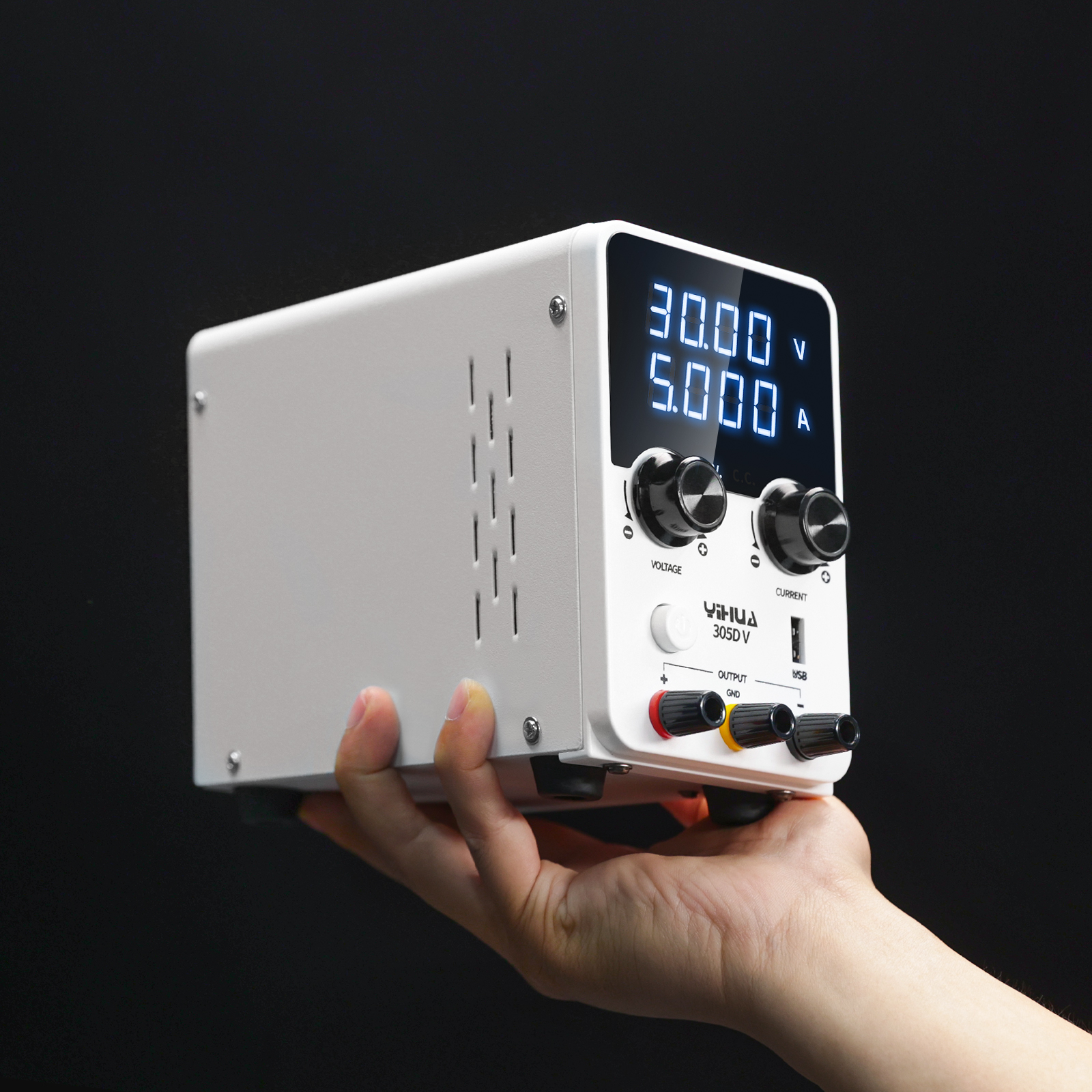 YIHUA 305D V Variable 30V 5A Single Output Digital Adjustable Switching DC Power Supply
