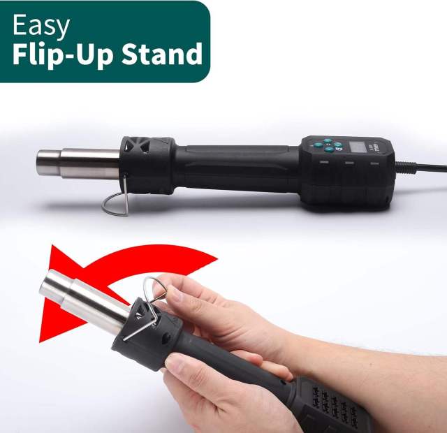 YIHUA 8858-IV Digital Continuous Temperature Control PP PVC Portable Hot Air Rework Station