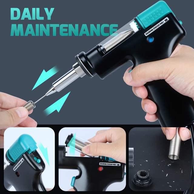 YIHUA 948D-IV 1410W Fast Heat 5 IN 1 Suction Sucker C245 Presicion Soldering Iron Hot Air Gun IC Picker Tin Remove Rework Station