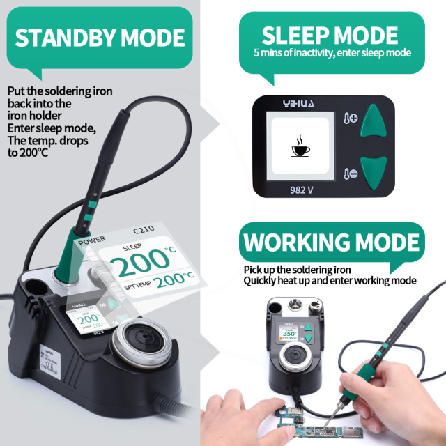 YIHUA 982-V Mobile Phone Repairing Tools C210 Precision Soldering Station