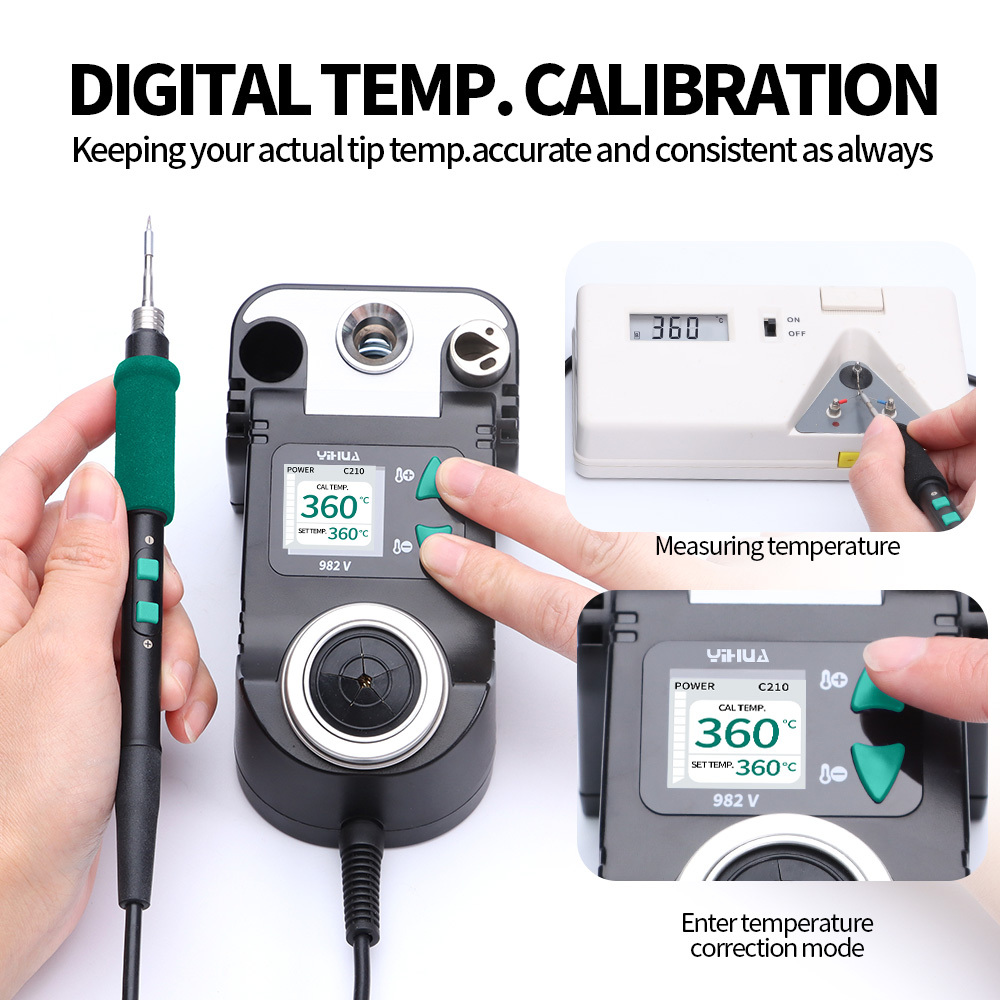 YIHUA 982-V Mobile Phone Repairing Tools C210 Precision Soldering Station