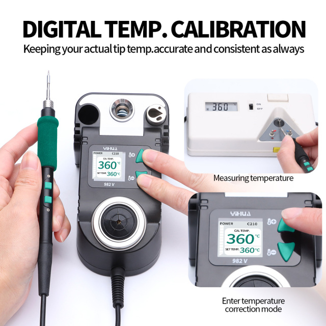 YIHUA 982-V Mobile Phone Repairing Tools C210 Precision Soldering Station