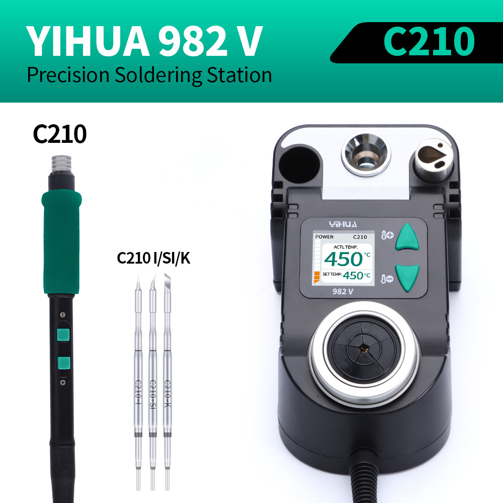 YIHUA 982-V Mobile Phone Repairing Tools C210 Precision Soldering Station
