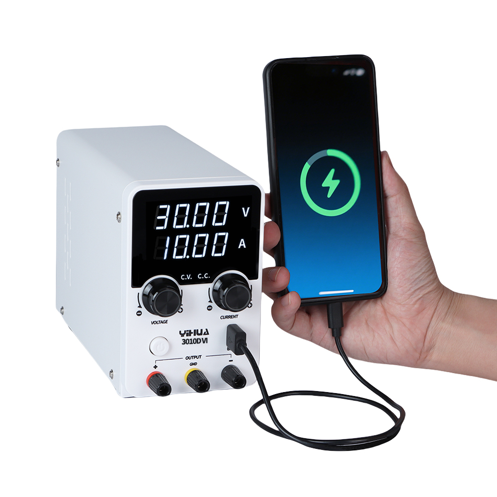 YIHUA 3010D VI Variable 30V 10A Single Output Digital Adjustable Switching DC Power Supply