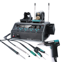 YIHUA 948D V 5-IN-1 C210 Soldering Iron 1000W MINI Hot Heat Air Gun Pencil Micro Rework Desoldering Station With Hot Tweezers Iron