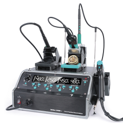 YIHUA 948D V 5-IN-1 C210 Soldering Iron 1000W MINI Hot Heat Air Gun Pencil Micro Rework Desoldering Station With Hot Tweezers Iron