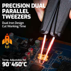 YIHUA 928D‑IX Digital Hot Tweezers, USB‑C PD QC Powered Tweezer Soldering Iron