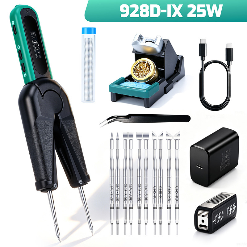 YIHUA 928D‑IX Digital Hot Tweezers, USB‑C PD QC Powered Tweezer Soldering Iron