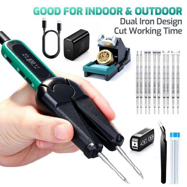 YIHUA 928D‑IX Digital Hot Tweezers, USB‑C PD QC Powered Tweezer Soldering Iron
