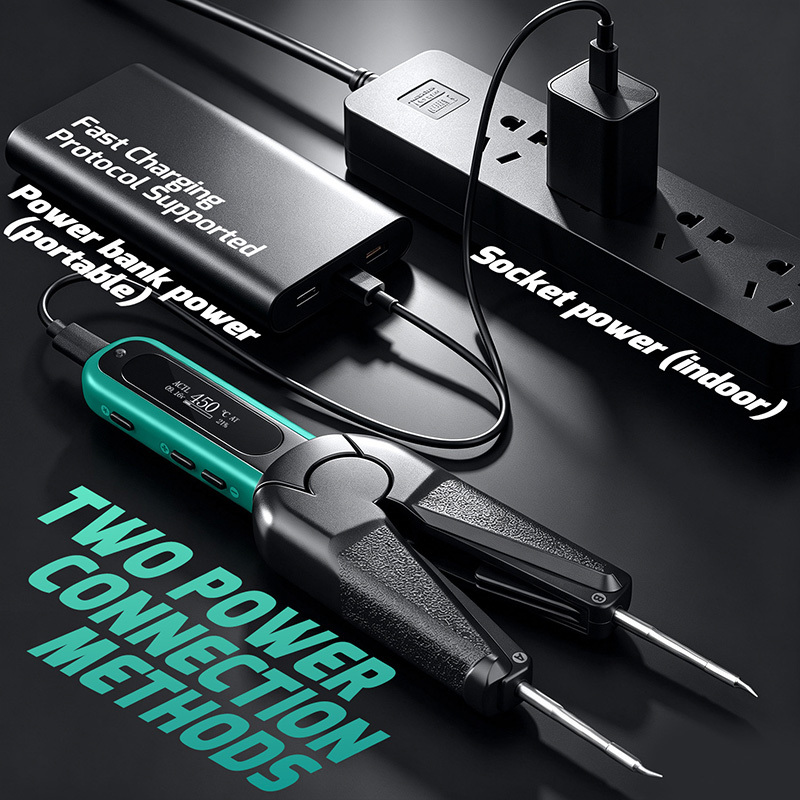 YIHUA 928D‑IX Digital Hot Tweezers, USB‑C PD QC Powered Tweezer Soldering Iron
