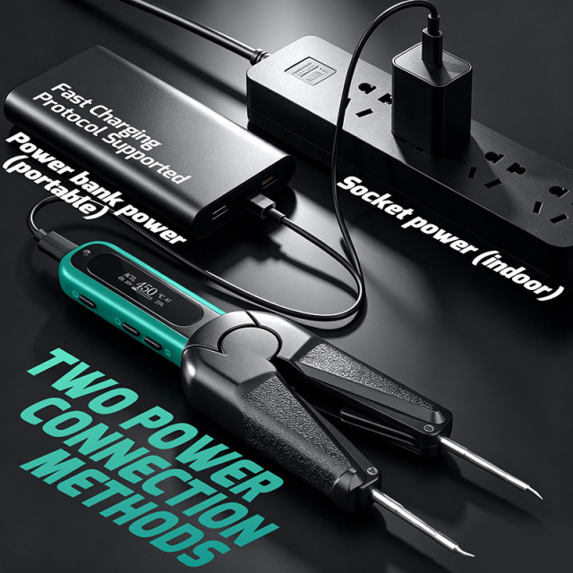 YIHUA 928D‑IX Digital Hot Tweezers, USB‑C PD QC Powered Tweezer Soldering Iron