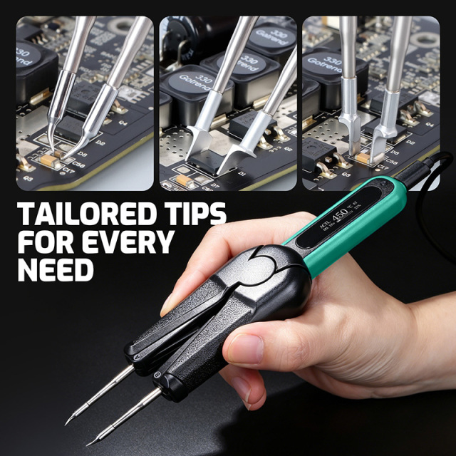 YIHUA 928D‑IX Digital Hot Tweezers, USB‑C PD QC Powered Tweezer Soldering Iron