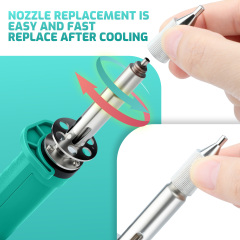 YIHUA 929D-VI 180W Electric Desoldering Pump Solder Sucker Desoldering Gun Kit