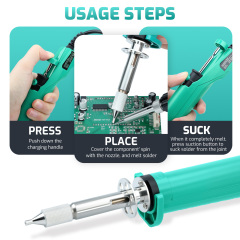 YIHUA 929D-VI 180W Electric Desoldering Pump Solder Sucker Desoldering Gun Kit