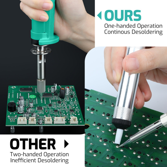 YIHUA 929D-VI 180W Electric Desoldering Pump Solder Sucker Desoldering Gun Kit