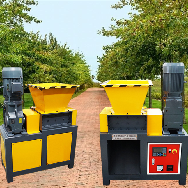 Dete CE 10HP Recycling Shredder Plastic Bottle Crushing Machine Plastic Crusher