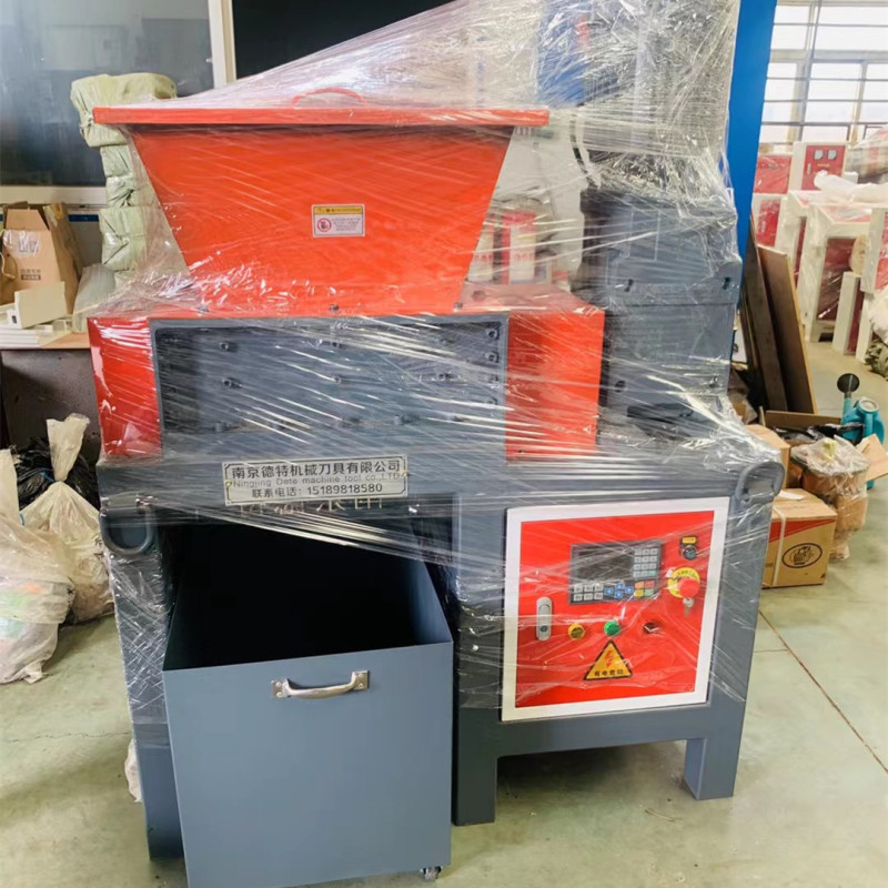 Dete CE 10HP Recycling Shredder Plastic Bottle Crushing Machine Plastic Crusher