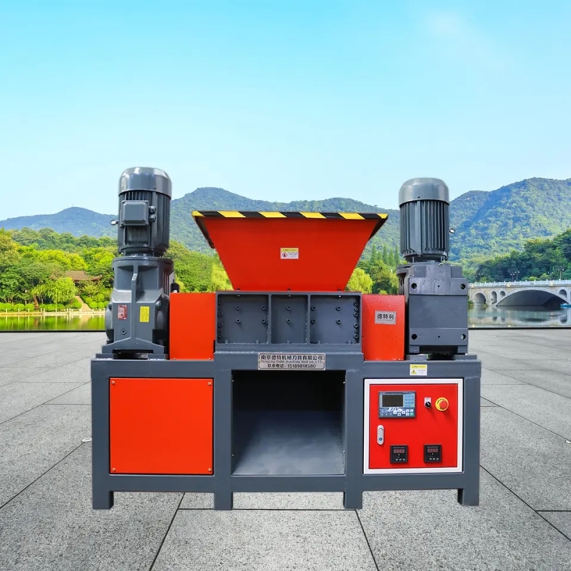 Dete Industrial Crusher dual axis shredder for food Crusher from scraps shredder kitchen shredder machine