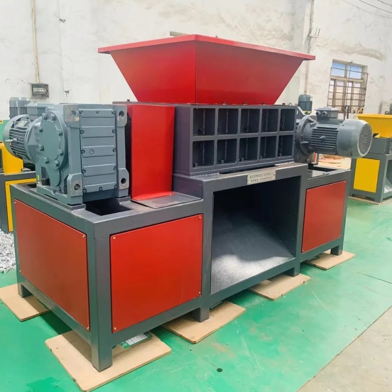 Dete special double roller shredder Waste carpet clothing crusher shredder