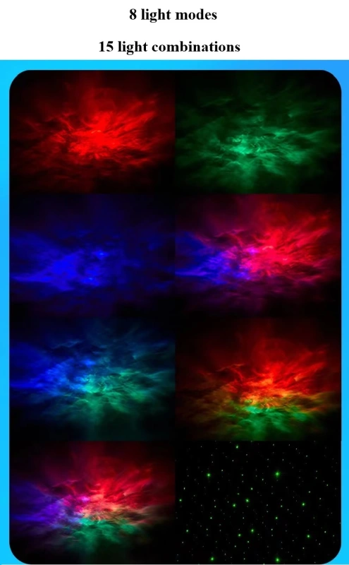Astronauts dazzle starry sky lights