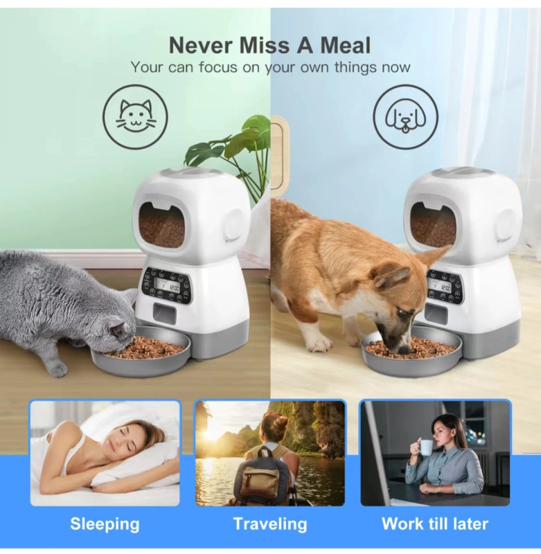 Automatic pet feeding machine