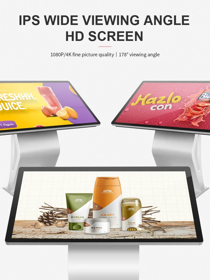 Digital Interactive Kiosk advertising Touch Screen