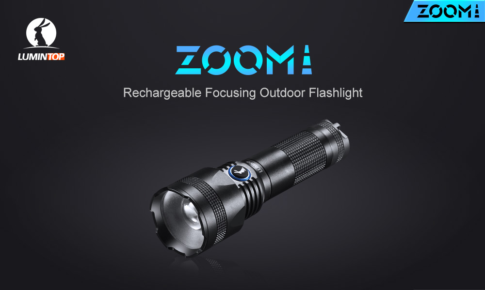 Lumintop Zoom1 850 Lumens Rechargeable Zoomable 21700 Flashlight