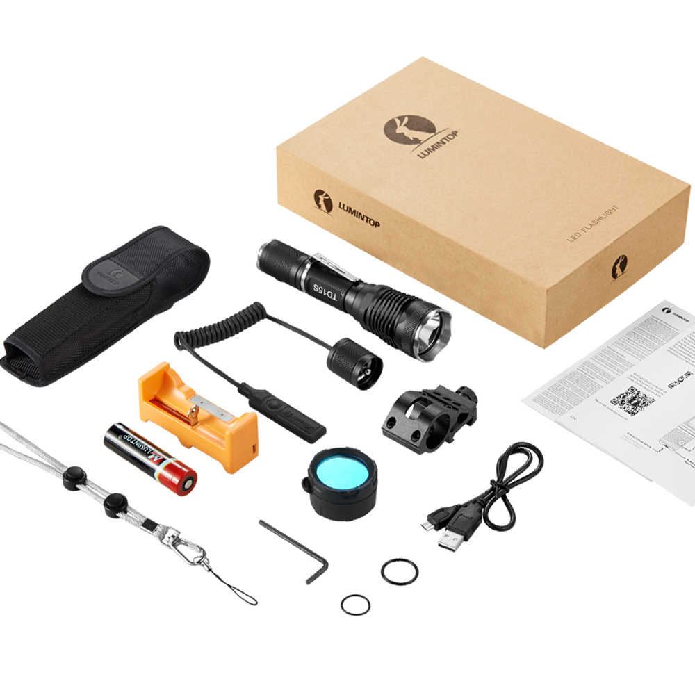 Lumintop TD15S 1000 Lumens Tactical Flashlight,Discontinued