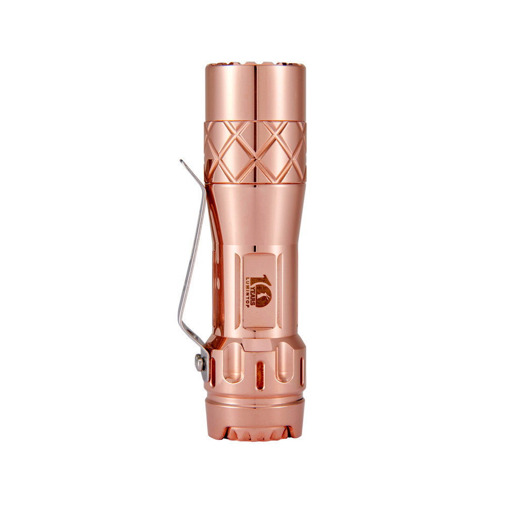 Lumintop LM10 Copper Brass 10 Years Anniversary 2800 Lumens Flashlight