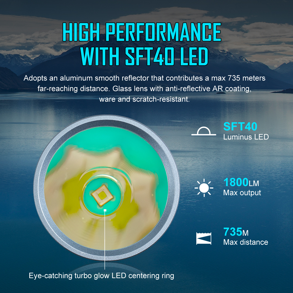 LUMINTOP X9LS SFT-40 1800ルーメン バッテリー付 LUMINTOP X9LS SFT-40 1800ルーメン バッテリー付 - メルカリ