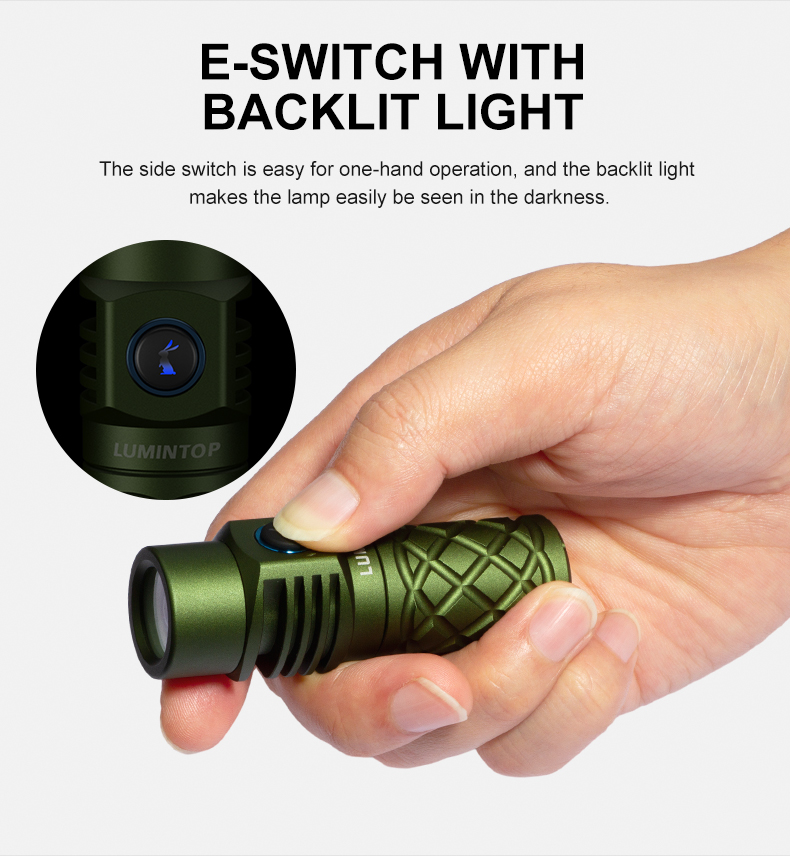 Lumintop Thor Mini 250 Lumens 18350 White Laser LEP Aluminum