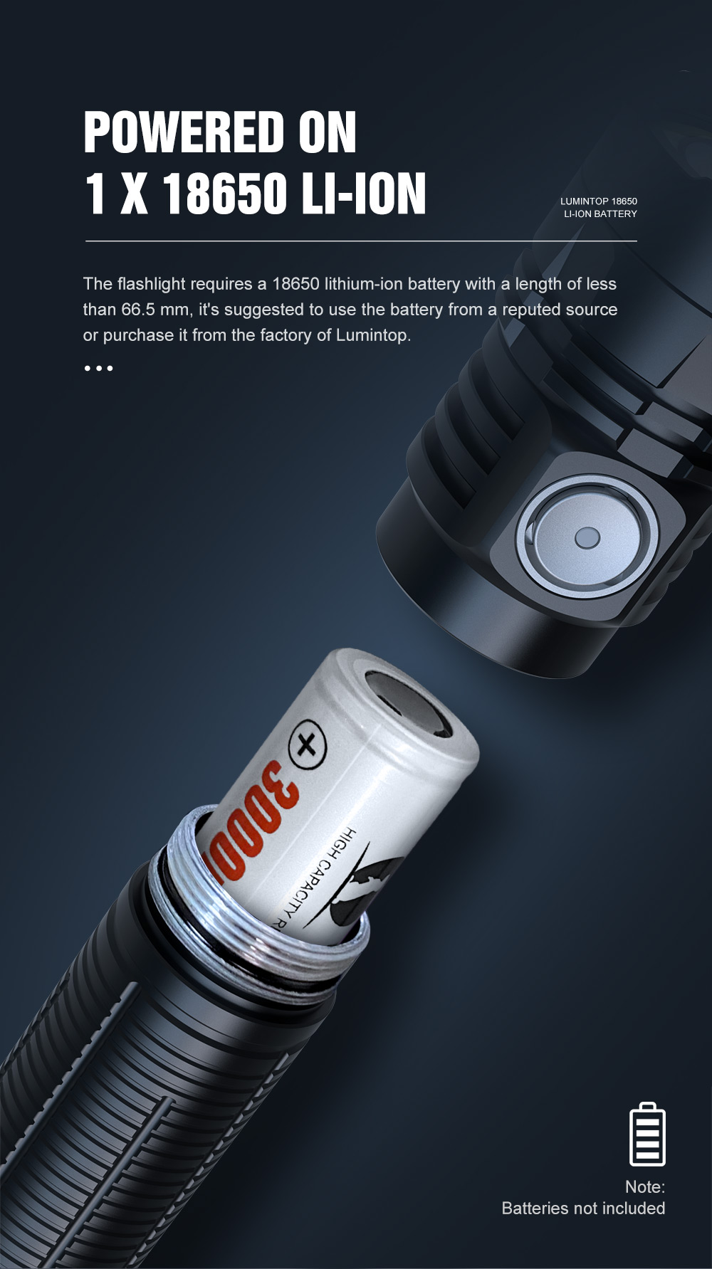 Lep Usb Lumintop W1 650M 600LM Multi-light Source LEP Flashlight with USB-C ...