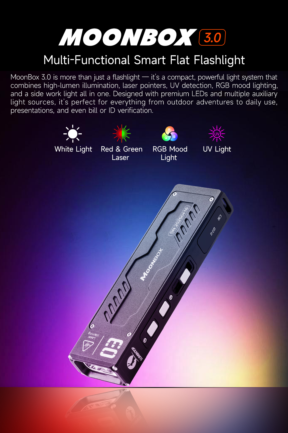 ライト・ランタン Lumintop Moon Box3.0 MoonBox 3.0 - Lumintop