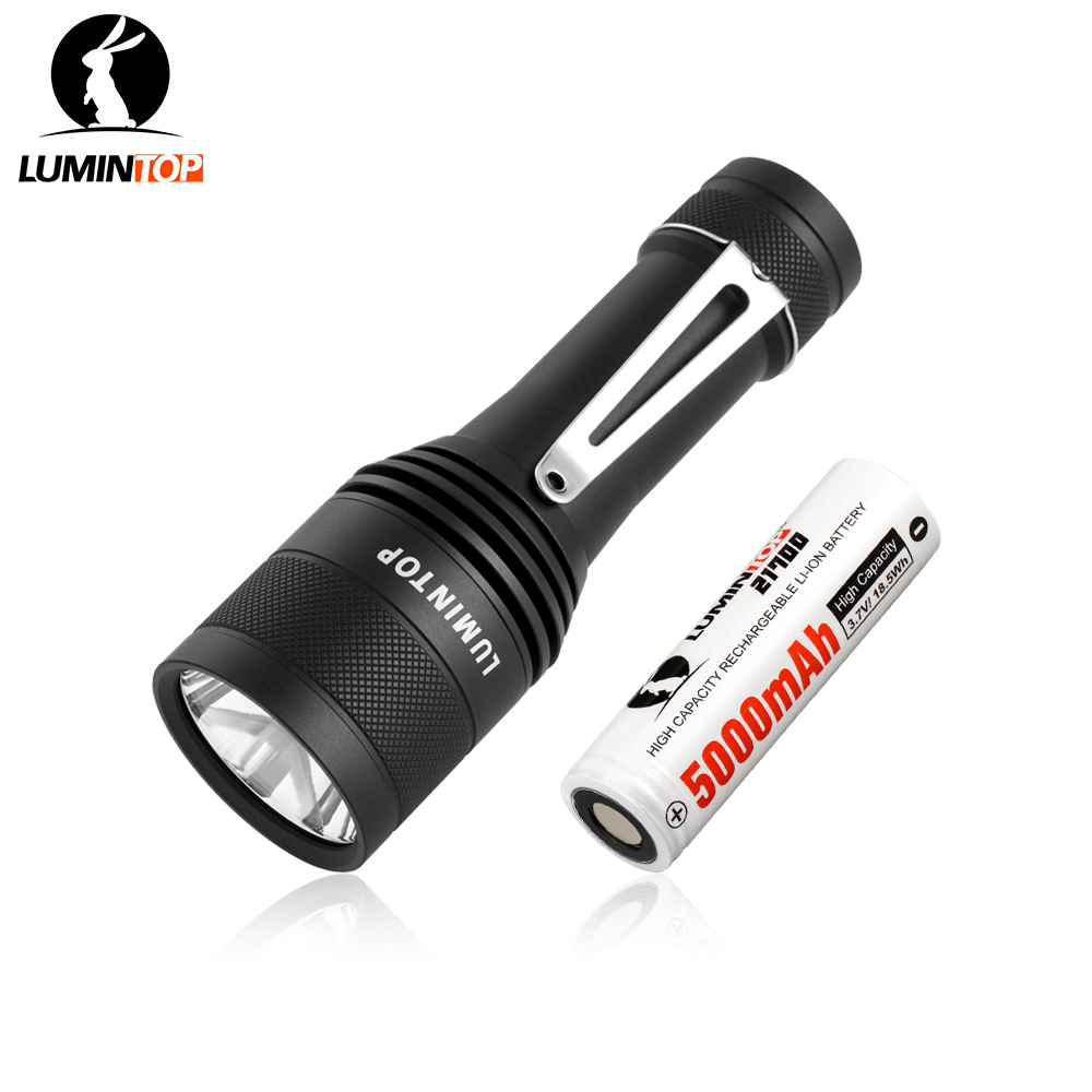 Lumintop FW21 X9L SBT-90 6500LM 810M 21700 Outdoor LED Flashlight