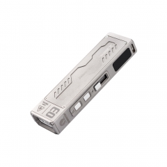 Lumintop MoonBox 3.0 Titanium Multi-Function 1200LM Rechargeable EDC Flashlight Laser Pointer UV Light RGB Lamp