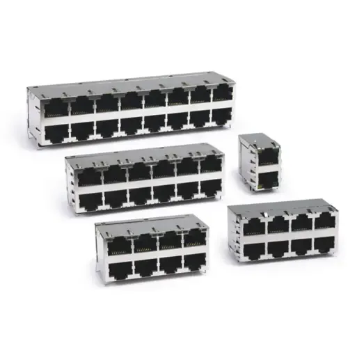 Ethernet 10 100 Base T Vertical RJ45 Connector