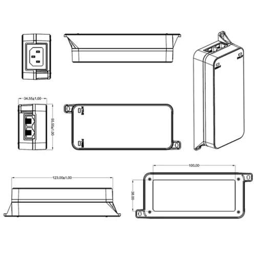 56V 0.535A Single-Port Ethernet Power Supply Adapter