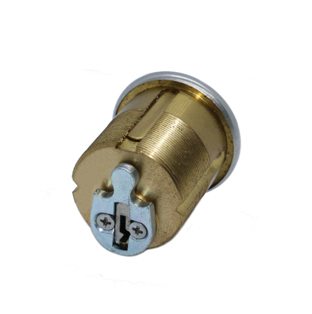 American Style Brass Mortise Door Lock Cylinder Round Mortise Cylinder Customized length, color