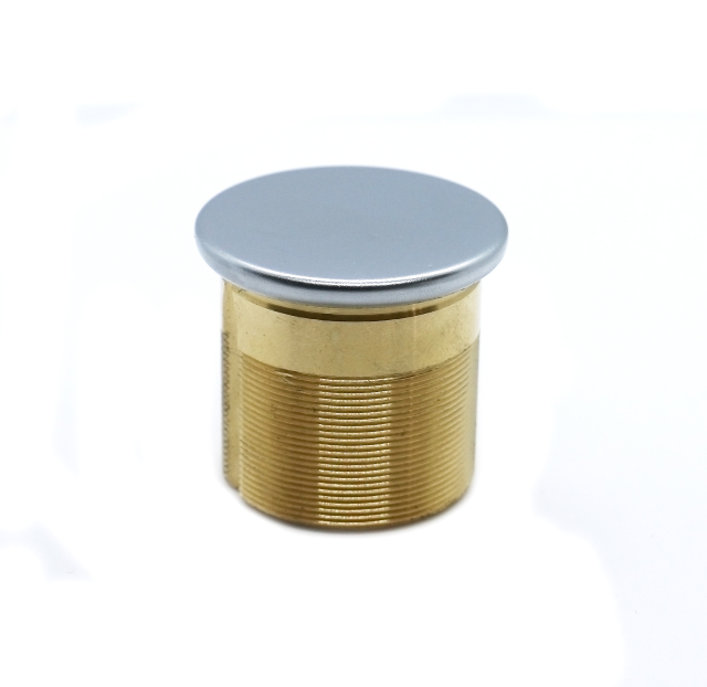 American Style Brass Dummy Blind Mortise Lock Cylinder Round Mortise Cylinder Customized length, color