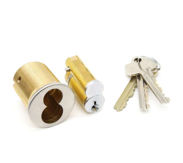 Brass Removable LFIC Lock Cylinder Master Key Removable Quick Change Door Lock Large Format Interchangeable Core