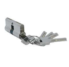 Computer Key High Security Euro Profile Double Open Lock Cylinder Customized Box Packing, Length, Color