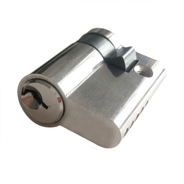 Factory Supply Euro Profile Single Cylinder Half Key Oval Lock Cylinder Emergency Function Customized length, color