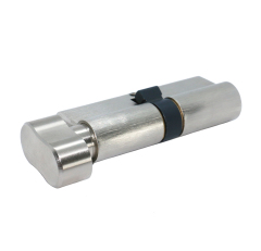 European Single & Turn Lock Cylinder Half Thumb Turn Master Key Knob Lock Cylinder Customized Length, Color