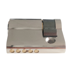 Factory Supply Euro Profile Single Cylinder Half Key Oval Lock Cylinder Emergency Function Customized length, color