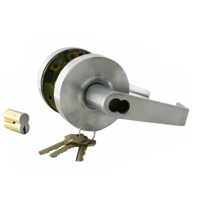 Top Quality SFIC Lever Lock Steel Zinc Alloy Bathroom Wood Door Security Door Handle Lock SFIC Lock Set Door Lock