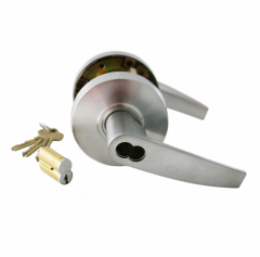American Style Steel Zinc Alloy SFIC Lever Lock Bathroom Wood Door Security Door Handle Lock SFIC Lock Set Door Lock