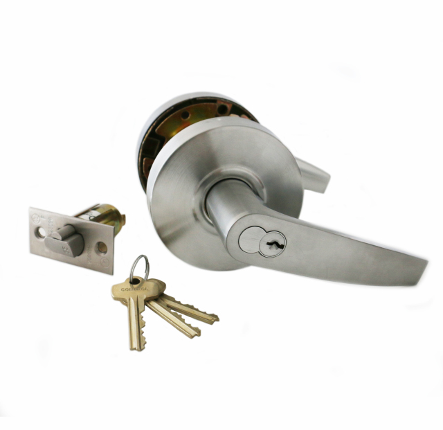 American Style Steel Zinc Alloy SFIC Lever Lock Bathroom Wood Door Security Door Handle Lock SFIC Lock Set Door Lock